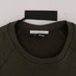 Daniele Alessandrini Green Crewneck Cotton Sweater