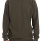 Daniele Alessandrini Green Crewneck Cotton Sweater