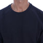 Daniele Alessandrini Blue Crewneck Cotton Sweater