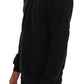 Daniele Alessandrini Black Crewneck Cotton Pullover Sweater