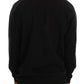 Daniele Alessandrini Black Crewneck Cotton Pullover Sweater