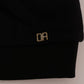 Daniele Alessandrini Black Crewneck Cotton Pullover Sweater