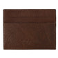 Billionaire Italian Couture Brown Leather Cardholder Wallet
