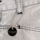 Costume National Gray Wash Cotton Slim Jeans