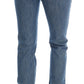 Costume National Blue Wash Cotton Slim Denim Jeans