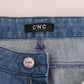 Costume National Blue Wash Cotton Slim Denim Jeans