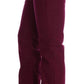 Costume National Red Wash Cotton Stretch Denim Jeans