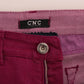 Costume National Purple Cotton Stretch Slim Denim Jeans