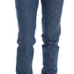 Costume National Blue Wash Cotton Boyfriend Fit Jeans