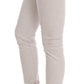 Costume National White Cotton Stretch Slim Jeans
