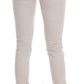 Costume National White Cotton Stretch Slim Jeans