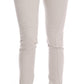 Costume National White Cotton Stretch Slim Jeans
