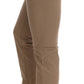 Costume National Beige Cotton Stretch Slim Fit Jeans