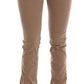 Costume National Beige Cotton Stretch Slim Fit Jeans