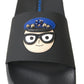 Dolce & Gabbana Black Slides Sandals Beach Saint Barth Shoes