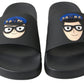 Dolce & Gabbana Black Slides Sandals Beach Saint Barth Shoes