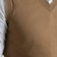 Dolce & Gabbana Brown Wool Sleeveless Pullover Sweater