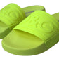 Dolce & Gabbana Yellow Green Sandals Slides Shoes