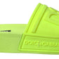 Dolce & Gabbana Yellow Green Sandals Slides Shoes