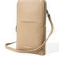 Dolce & Gabbana Beige Leather Purse Crossbody Sling Phone Bag