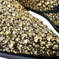 Dolce & Gabbana Black Gold Embellished Derby Dress Shoes