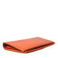 Dolce & Gabbana Orange Crocodile Leather Long Bifold Card Holder Wallet