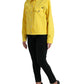 Dolce & Gabbana Yellow Cotton DENIM Jeans Button Coat Jacket