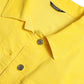 Dolce & Gabbana Yellow Cotton DENIM Jeans Button Coat Jacket