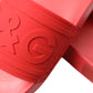Dolce & Gabbana Red Rubber Summer Beach Slides Sandals