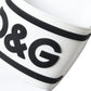 Dolce & Gabbana White Rubber Sandals Slippers Beachwear Men Shoes