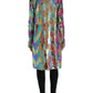 Dolce & Gabbana Multicolor Polyester Sequined Coat Jacket