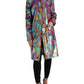 Dolce & Gabbana Multicolor Polyester Sequined Coat Jacket
