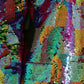 Dolce & Gabbana Multicolor Polyester Sequined Coat Jacket