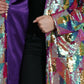 Dolce & Gabbana Multicolor Polyester Sequined Coat Jacket