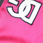 Dolce & Gabbana Pink Viscose Jersey Logo High Waist Shorts