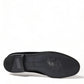 Dolce & Gabbana Black Velvet Loafers Formal Shoes