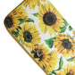 Dolce & Gabbana White Sunflower Leather DG Zip Around Continental Wallet