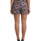 Dolce & Gabbana Multicolor Floral High Waist Hot Pants Shorts