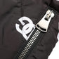 Dolce & Gabbana Black Nylon Logo High Waist Bermuda Shorts