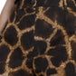 Dolce & Gabbana Brown Giraffe High Waist Hot Pants Shorts