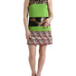 Dolce & Gabbana Apple Green Sleeveless Panelled Shift Dress