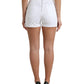 Dolce & Gabbana White Front Lace High Waist Hot Pants Shorts