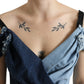 Dolce & Gabbana Blue Patchwork Two Tone Denim Mini Dress