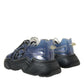 Dolce & Gabbana Blue Logo Inflatable Rubber Daymaster Sneakers Shoes