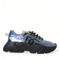 Dolce & Gabbana Blue Logo Inflatable Rubber Daymaster Sneakers Shoes