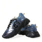 Dolce & Gabbana Blue Logo Inflatable Rubber Daymaster Sneakers Shoes