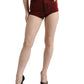 Dolce & Gabbana Red Stretch High Waist Denim Hot Pants Shorts