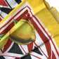 Dolce & Gabbana Multicolor Carretto Lemon High Waist A-line Skirt