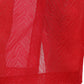 Dolce & Gabbana Red Sheer High Waist Pencil Cut Midi Skirt