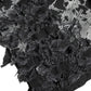 Dolce & Gabbana Black Gray Lace Cotton High Waist Denim Mini Skirt